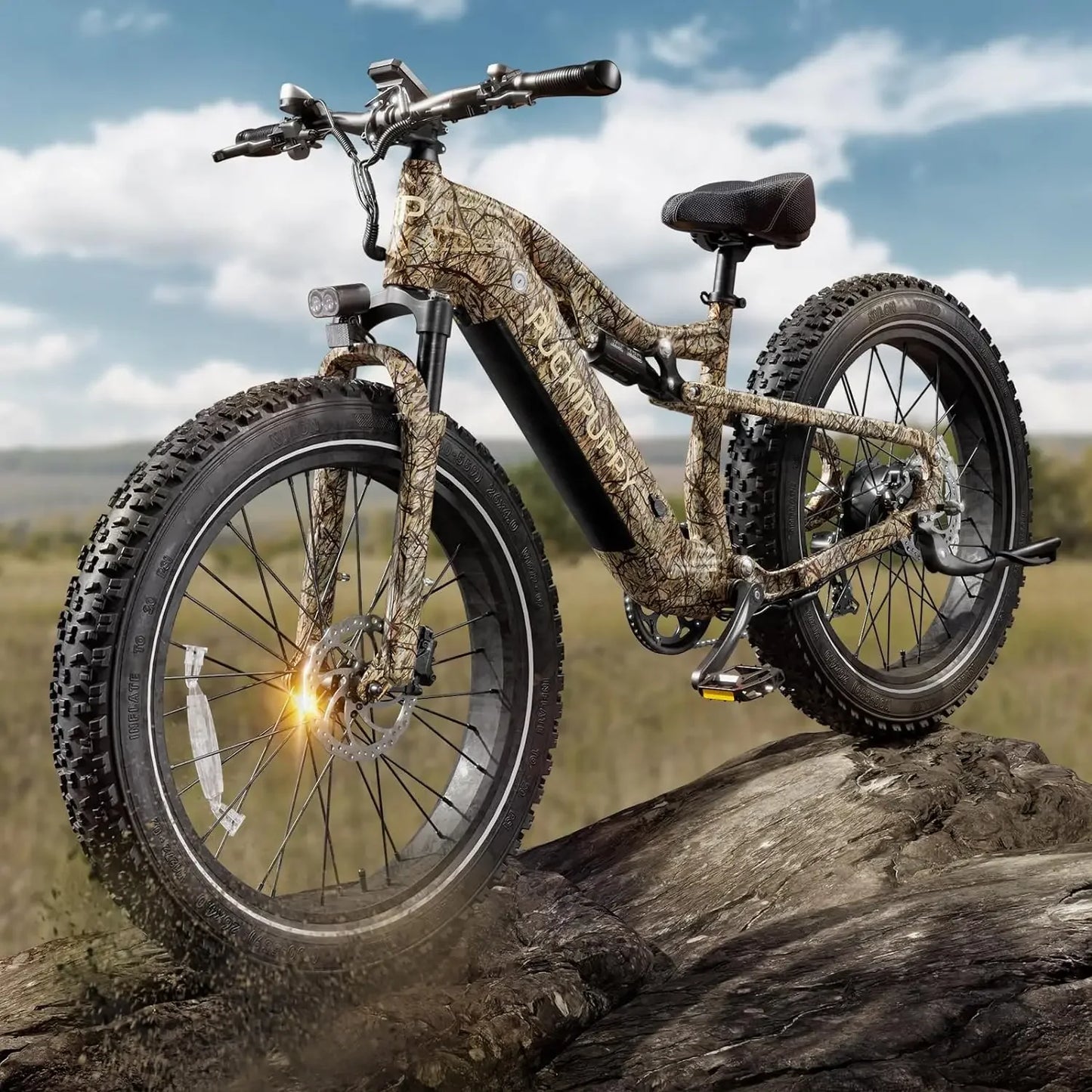 PUCKIPUPPY 1000W Electric Bike Camouflage United States